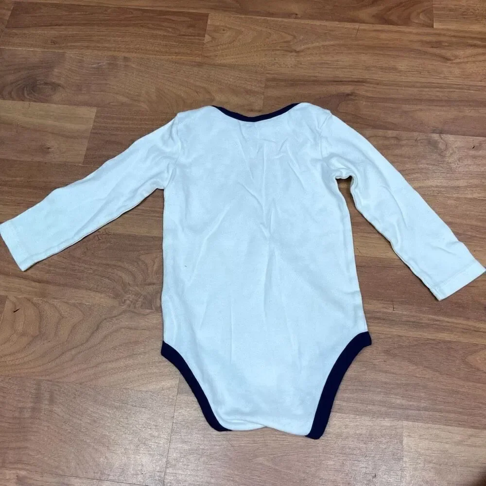 Carter's Baby Boys Future President Long Sleeve Single Bodysuit Ivory Size 24M